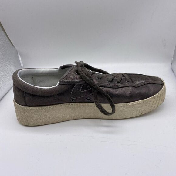 Tretorn Nylite Gray Suede Lace Up Sneakers Size 8.5 - Picture 3 of 12